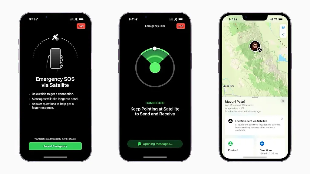 Apple расширяет спутниковые возможности iPhone