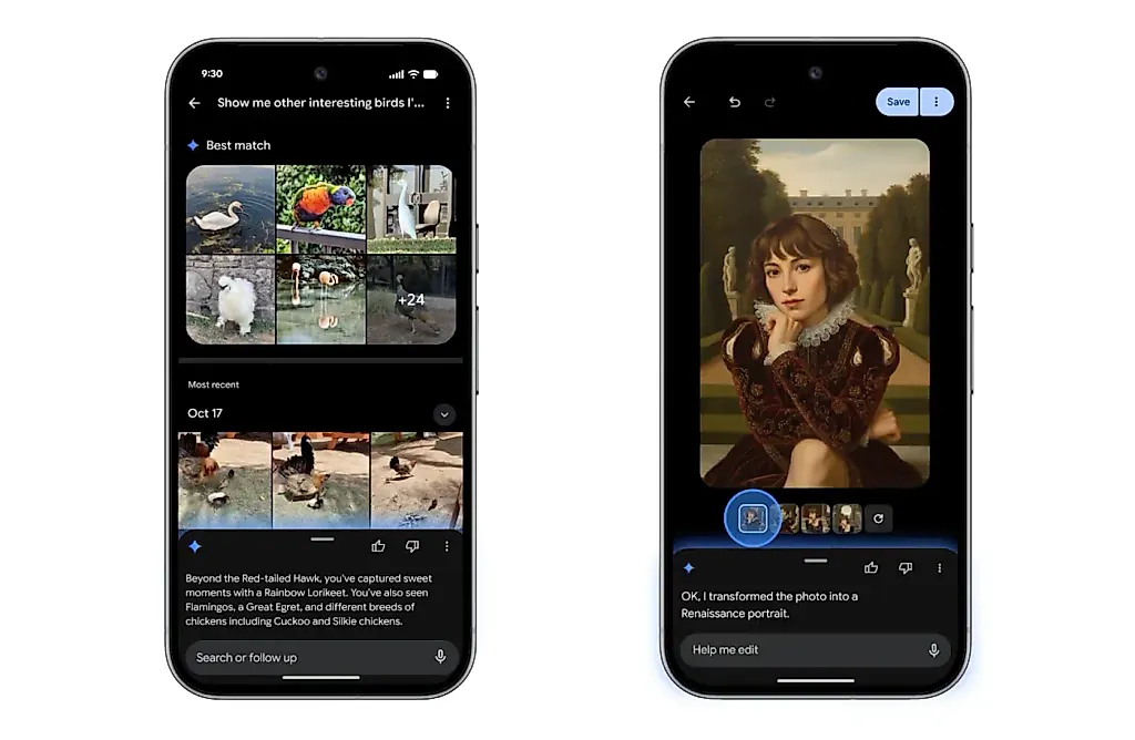 Google Photos внедряет шесть новых AI-функций для фото