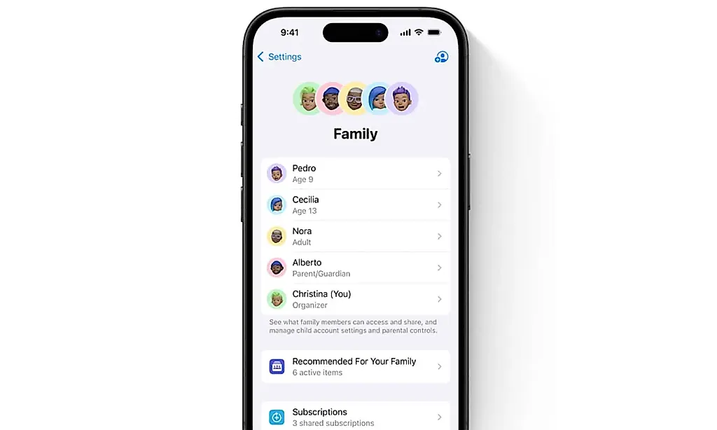 Как добавить участника в семейную группу Apple