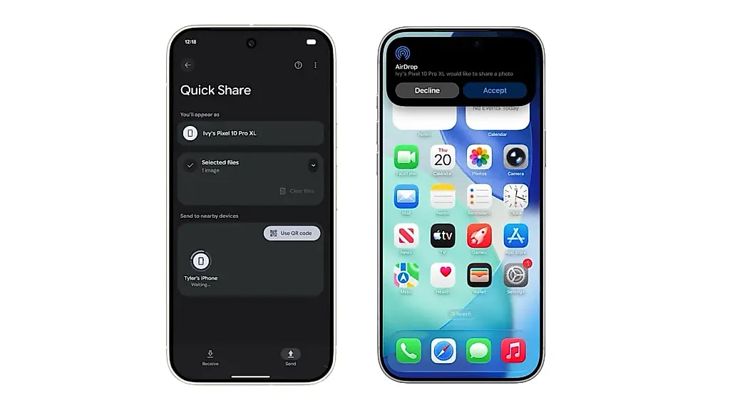 Snapdragon откроет обмен файлами с iPhone через Quick Share