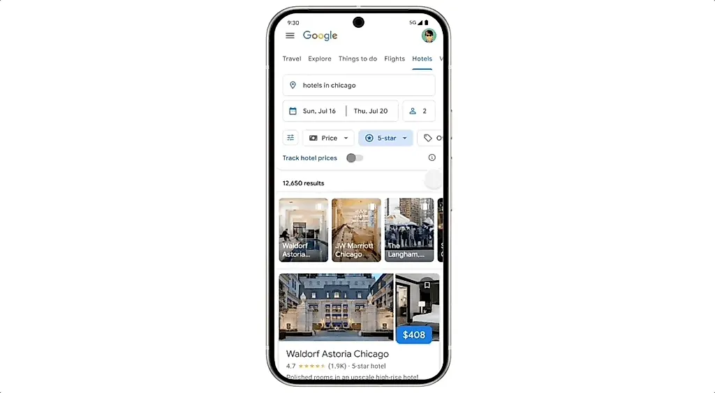 Google Hotels: отслеживание цен на отели как новый тренд путешествий