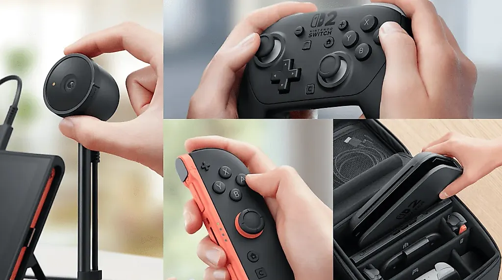 Nintendo анонсировала аксессуары для Switch 2, почти как в жизни