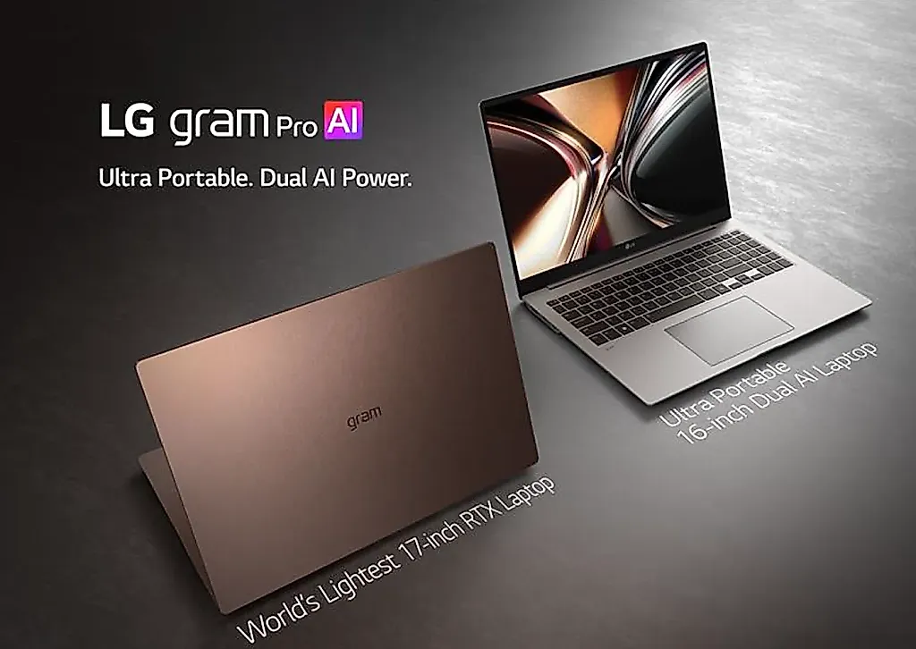 LG выдумывает Aerominum для новых Gram — лёгкие, но крепкие ноутбуки с ИИ