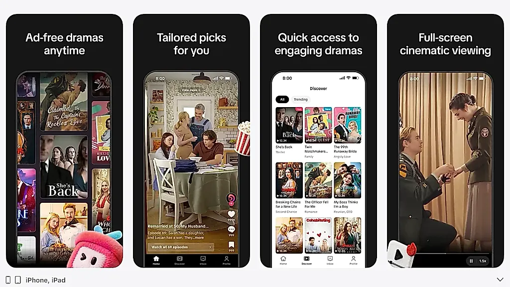 TikTok выпустил PineDrama: микросериалы по минуте