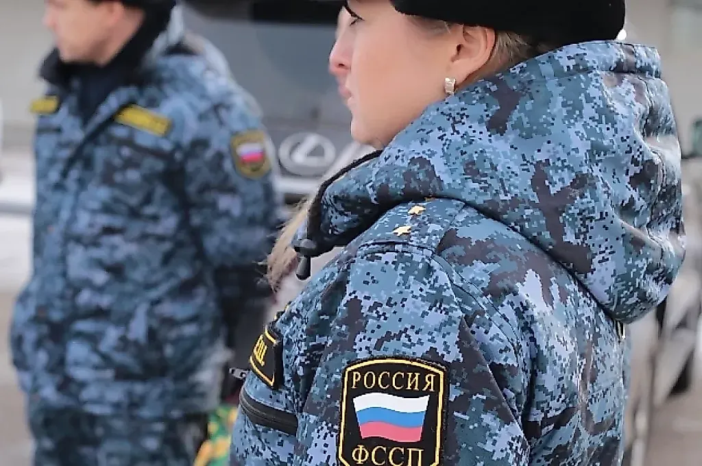 Приставы вскрыли дверь квартиры Ларисы Долиной