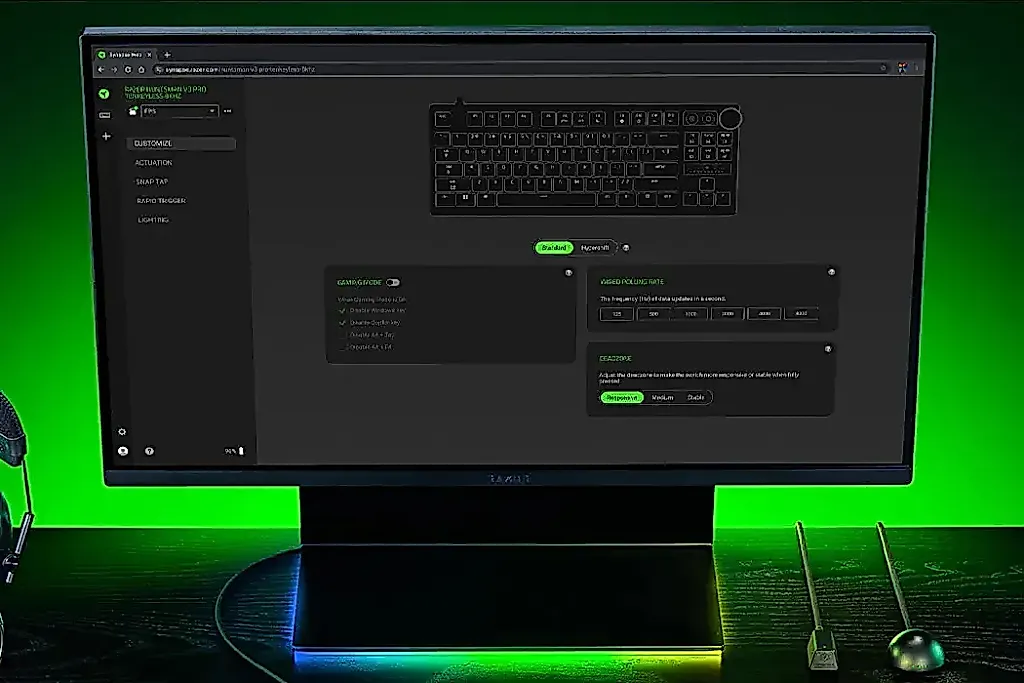 Razer запускает веб-конструктор для клавиатур