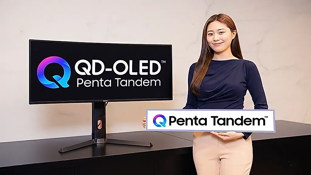 Samsung выводит Tandem OLED на мониторы