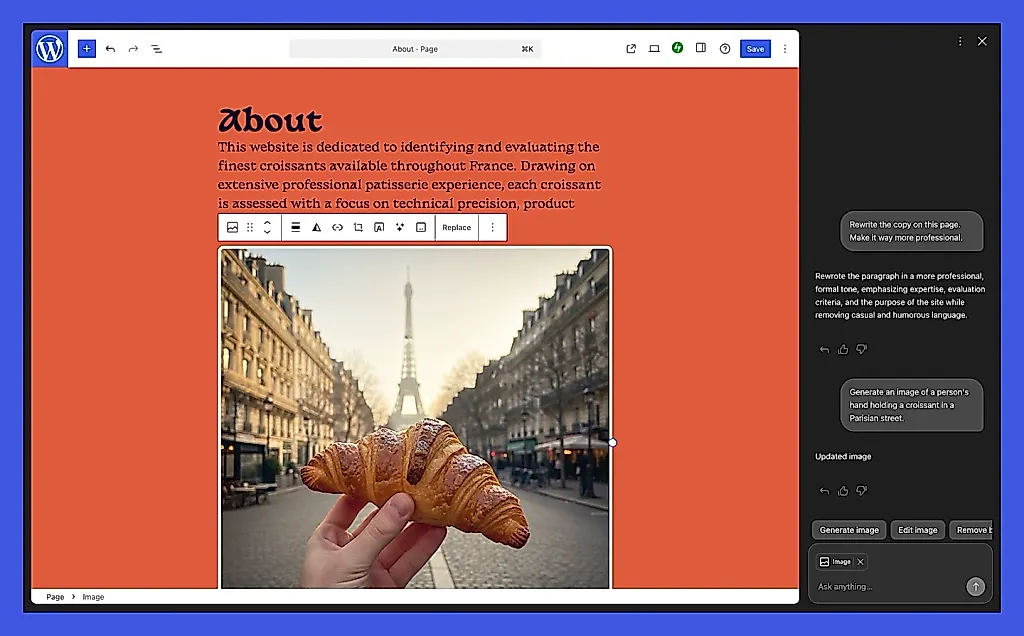 WordPress запускает ИИ‑редактор