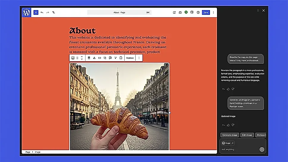 WordPress запускает AI‑помощника