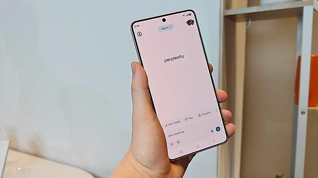 Перplexity на Samsung