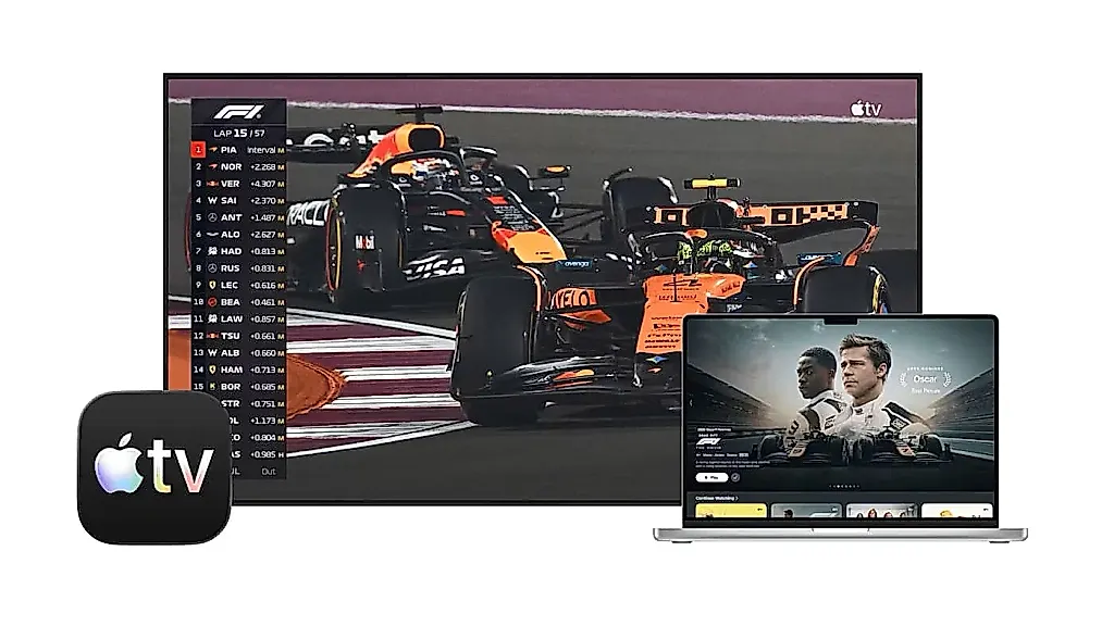 Apple TV берёт F1 под контроль