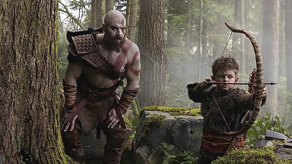 Первые кадры Kratos и Atreus