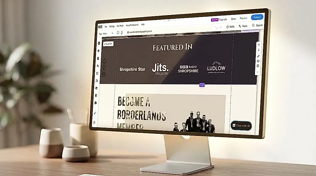 Wix включает ИИ в стройку сайтов