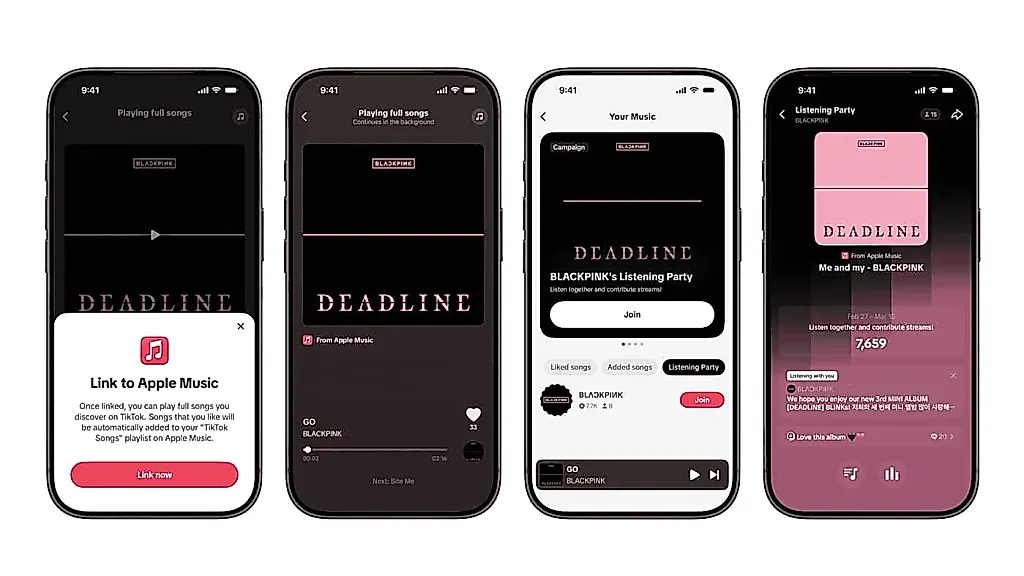 TikTok прикручивает Apple Music