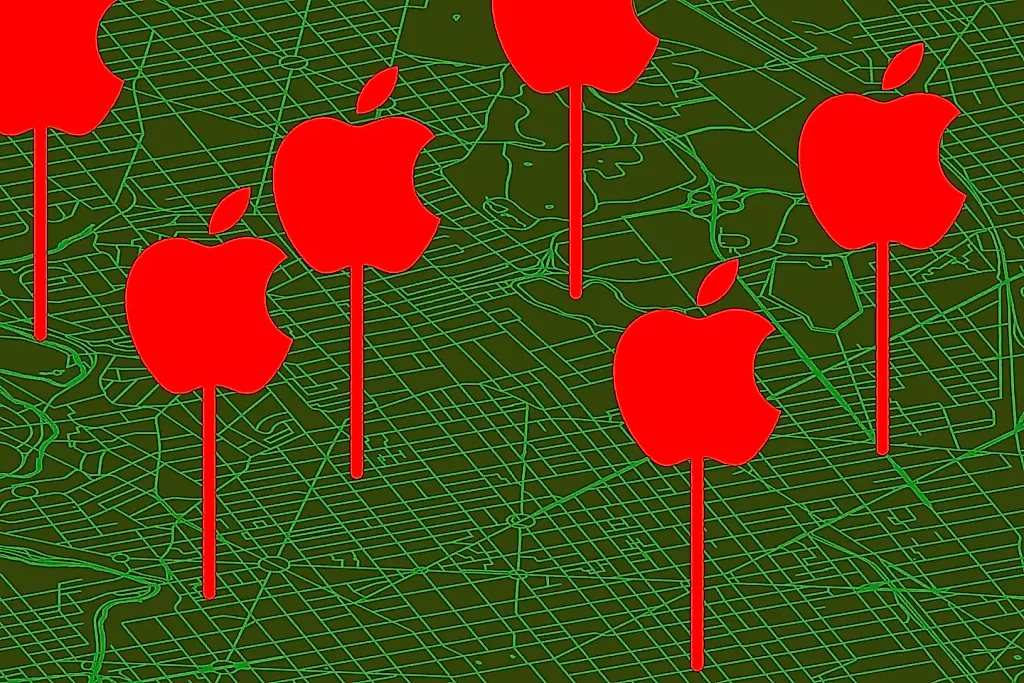 Apple добавляет рекламу в Maps
