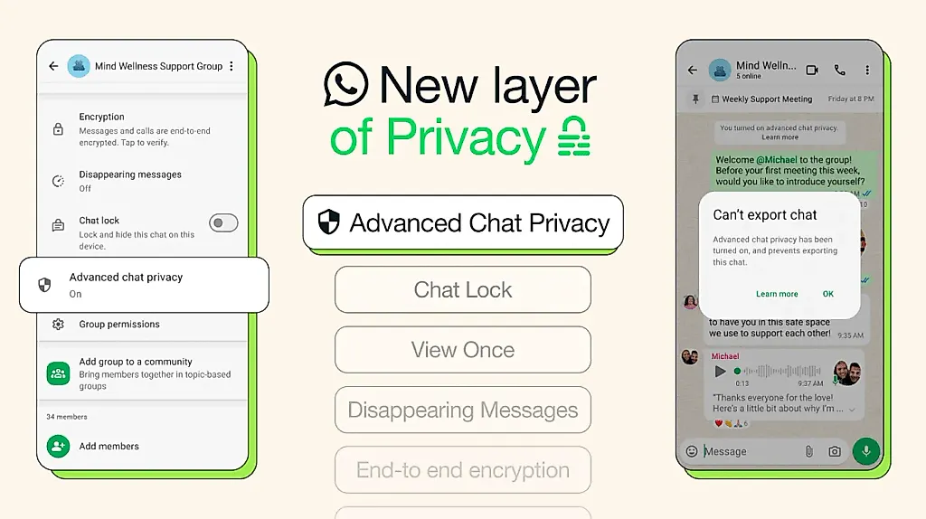 WhatsApp вводит запрет на обмен содержимым в чатах