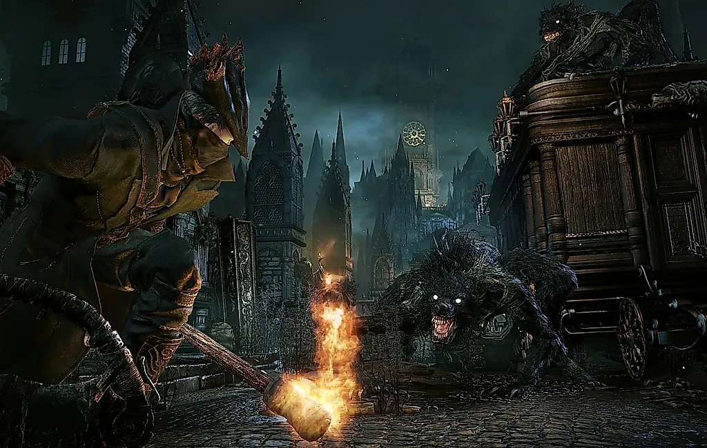 Кровавый мультфильм по Bloodborne
