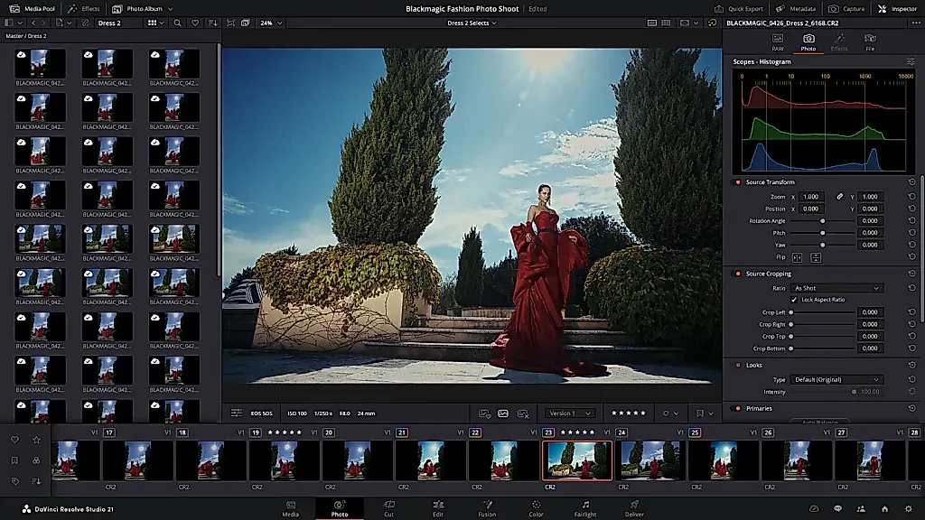 DaVinci Resolve против Adobe
