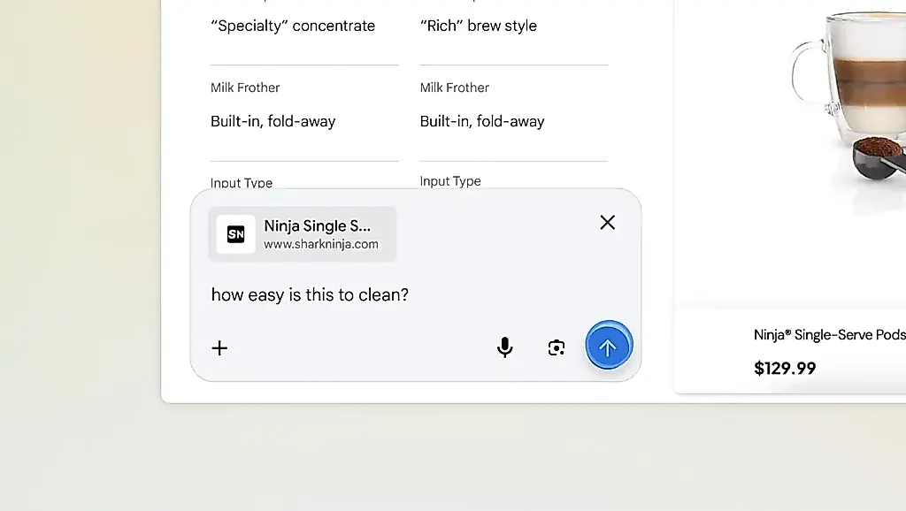 AI-режим Chrome теперь понимает вкладки