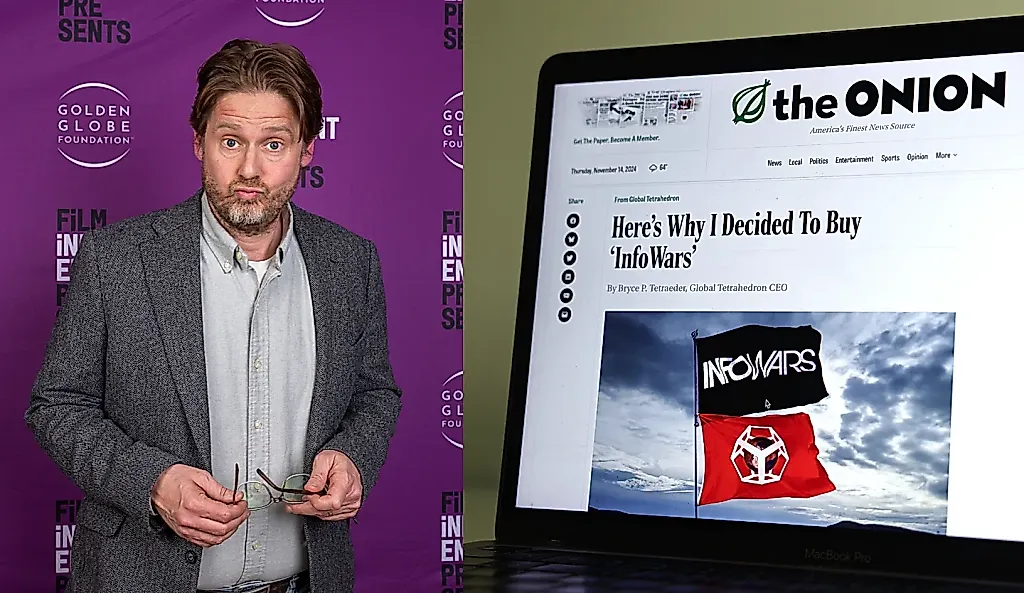 The Onion захватывает InfoWars