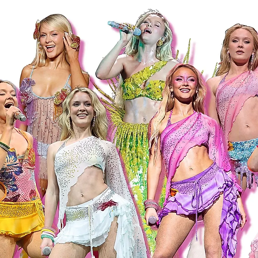 Мода Zara Larsson на туре Midnight Sun
