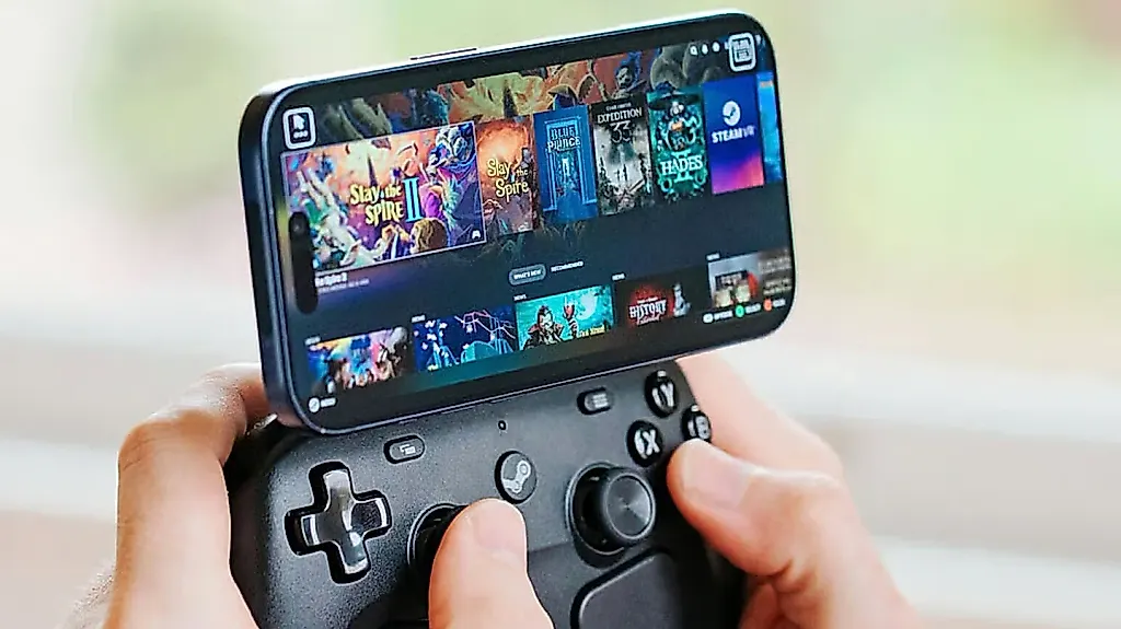 Уже есть способ закрепить смартфон на Steam Controller
