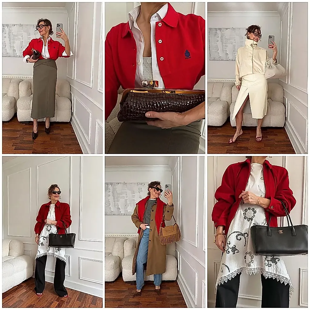 Как сейчас носить красный: больше не total look, а точечные акценты