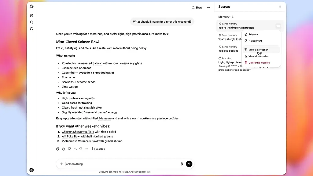 ChatGPT's new default model is more factual and better at personalization