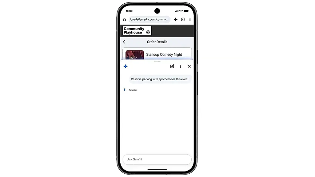 Gemini в Chrome появляется на Android в июне