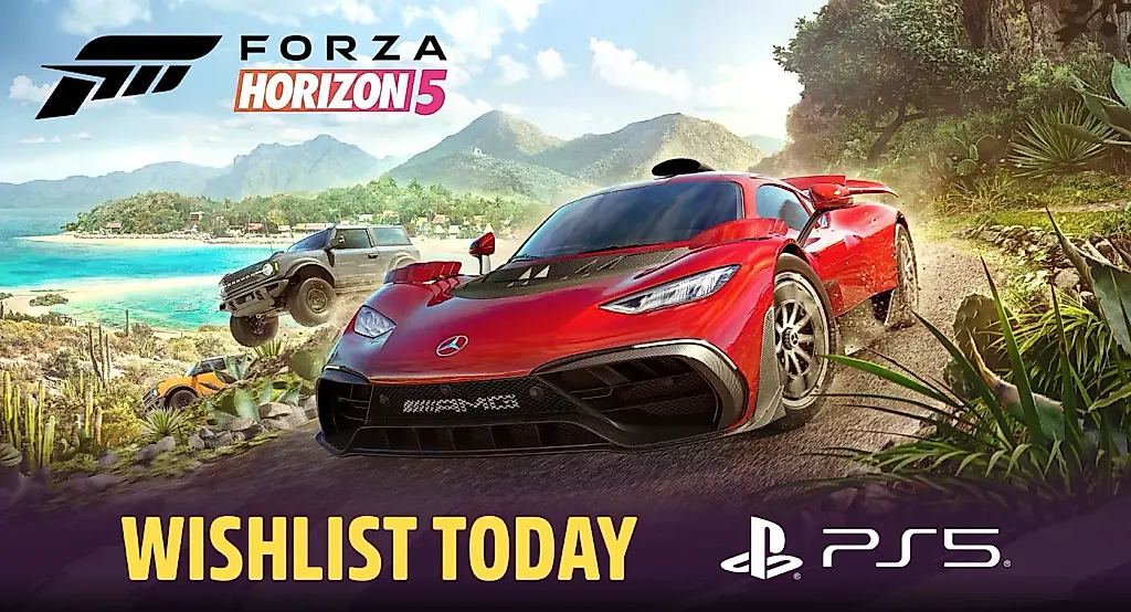Forza Horizon 5 выезжает на PS5, ждите гонок!