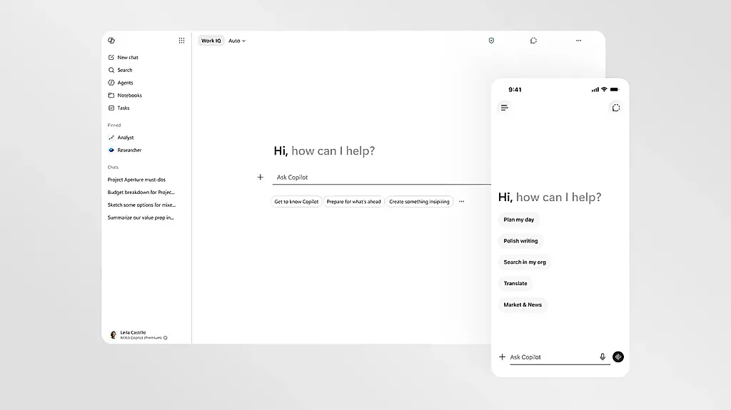 Microsoft представляет обновленный внешний вид Copilot