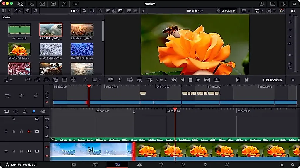 DaVinci Resolve 21: бесплатный видеоредактор теперь с инструментом для фотоколлажей
