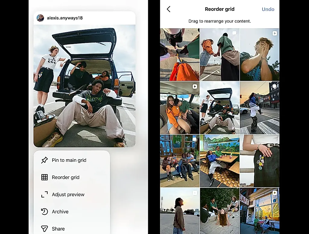 Instagram наконец-то разрешил менять местами посты в профиле