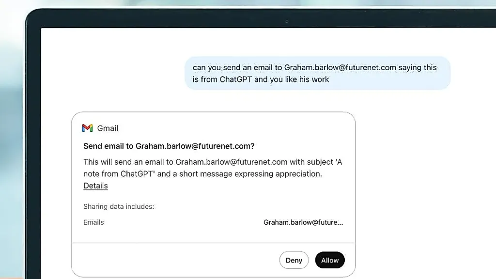 Я отправил email, не заходя в Gmail, с помощью новой функции ChatGPT — вот в чём подвох