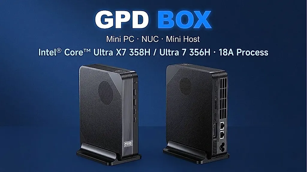 GPD анонсирует мини-ПК на Core Ultra X7 358H — почти как GeForce 3050M, но без GPIO