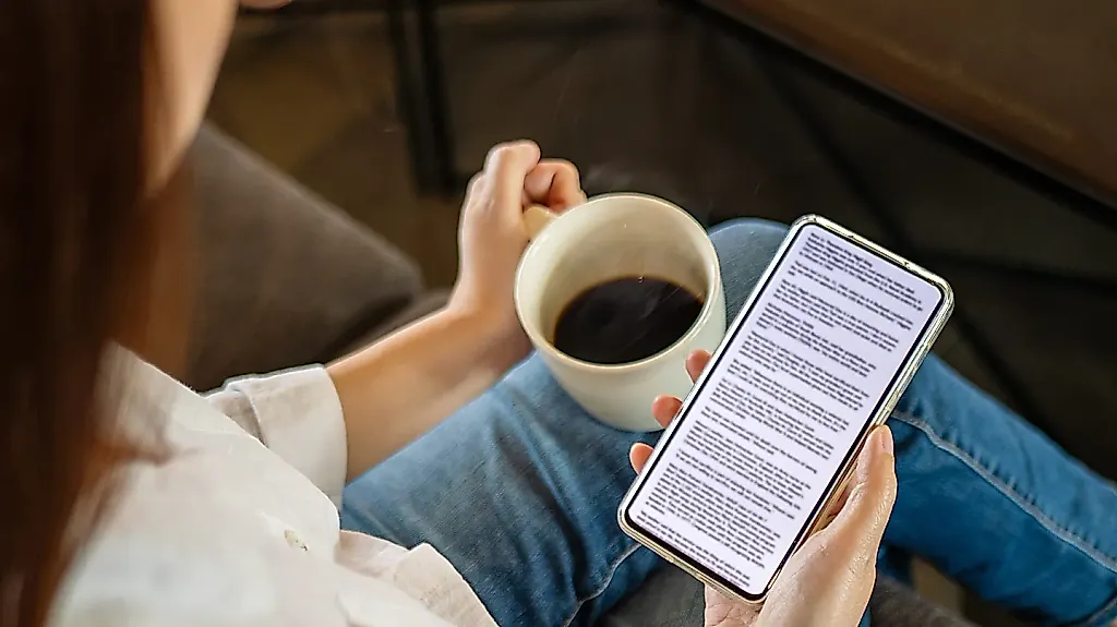 The Kindle app for iOS has features your aging Kindle doesn't