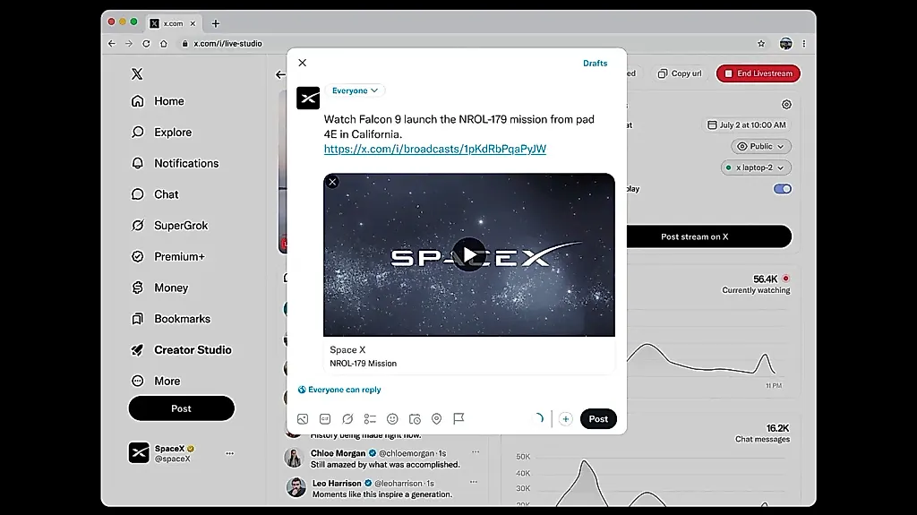 X запускает выплаты для видеотрансляций