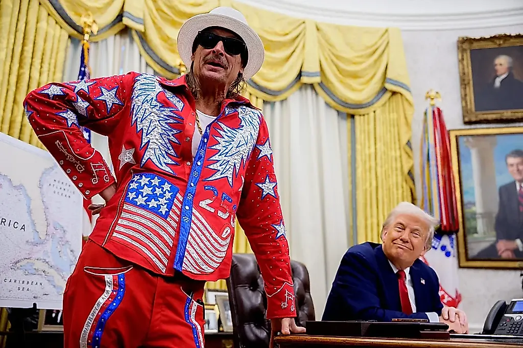 Пьяные ночи Kid Rock и Дональд Трамп — Кто с кем тут бухает?
