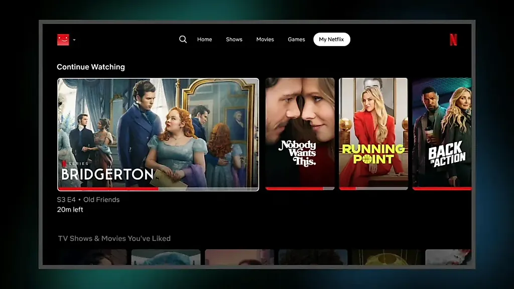 Netflix обновляет интерфейс приложения для TV