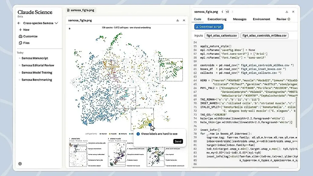 Anthropic запускает "AI workbench" для учёных на базе Claude