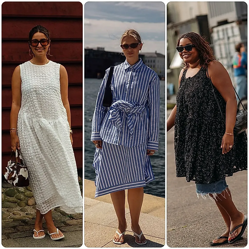 Thong Sandals and Summer Dresses Are the Outfit Formula Taking Over NYC