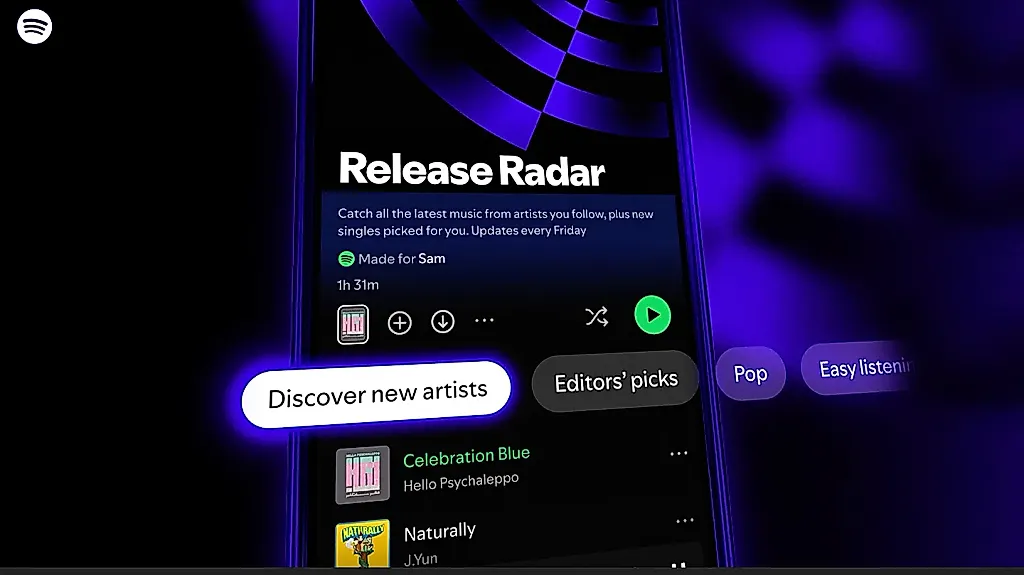 Spotify расширяет настройки персонализации в Release Radar