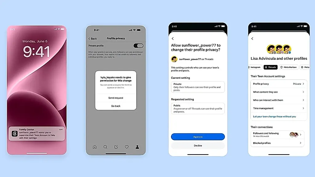 Threads вводит новые функции родительского контроля
