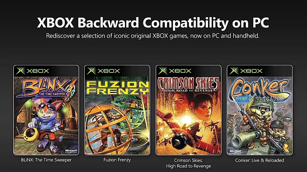 Xbox запускает классику на ПК