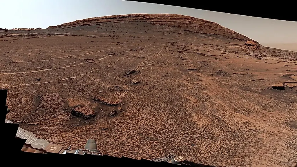 Марсоход Curiosity обнаружил «море шестиугольников» на Марсе