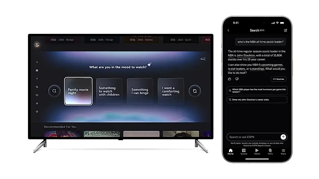 Disney Plus тестирует новый ИИ-поиск