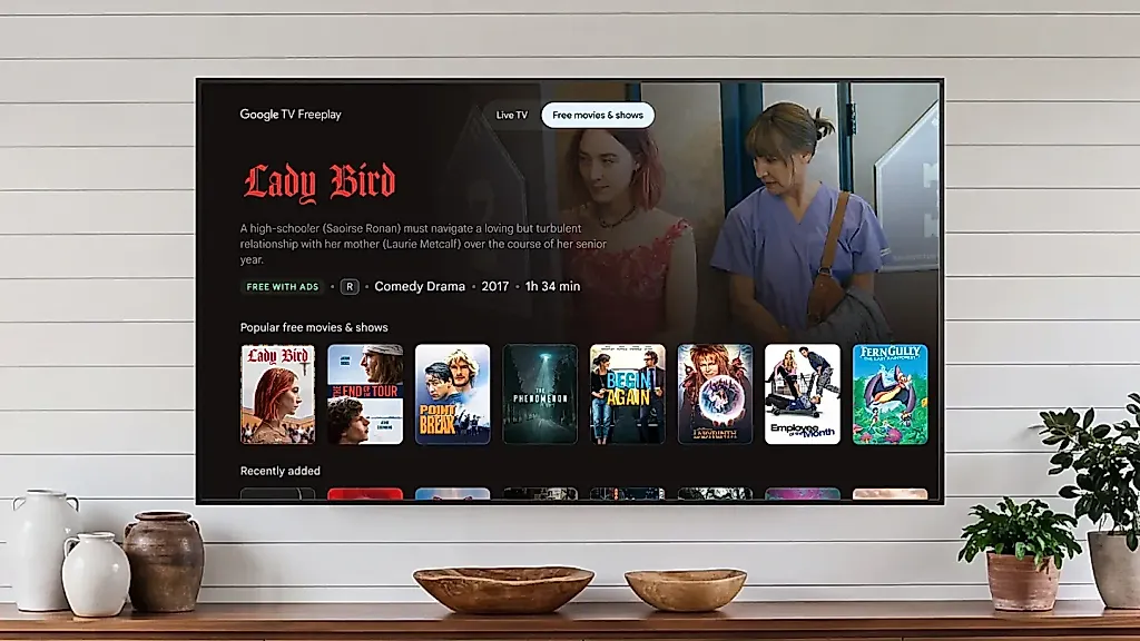 Google TV Freeplay становится сервисом по запросу: теперь можно выбирать, что смотреть