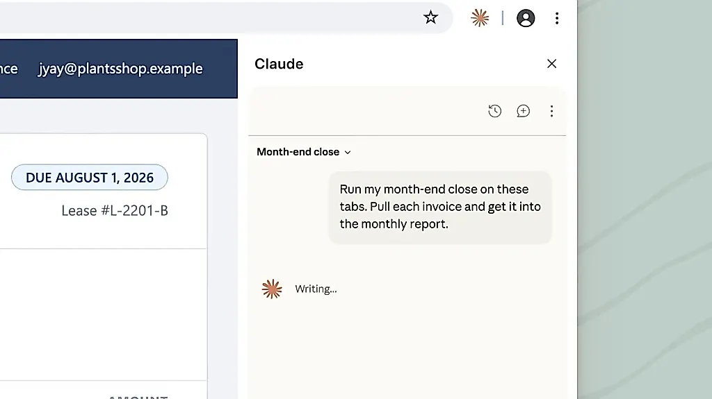 Claude Cowork can now run in a Chrome sidebar