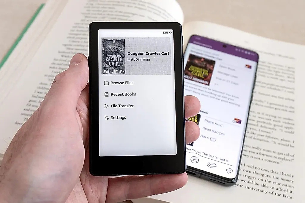 Xteink e-readers получают доступ к бесплатным книгам через Libby