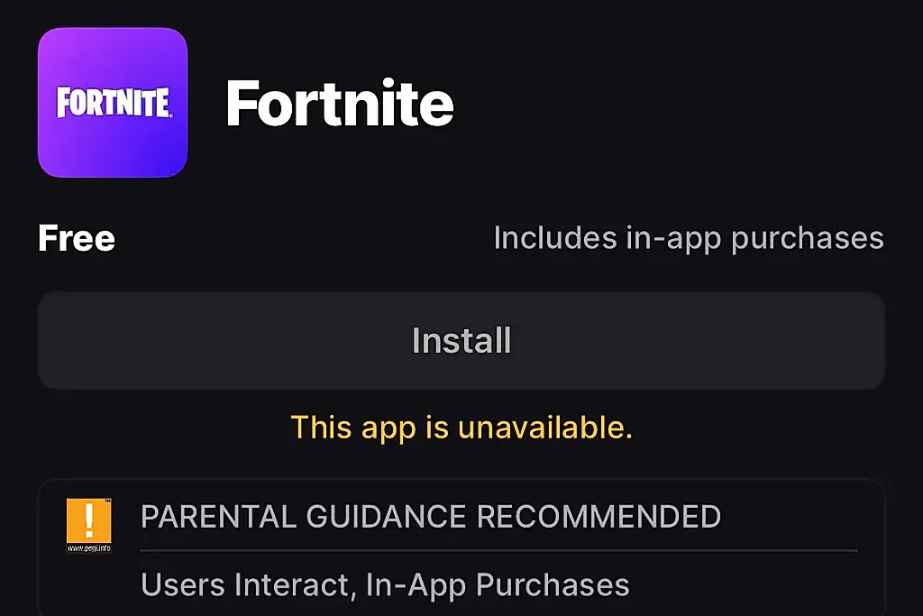 Apple заблокировала Fortnite: Открытие для нового уровня абсурда в игровой индустрии